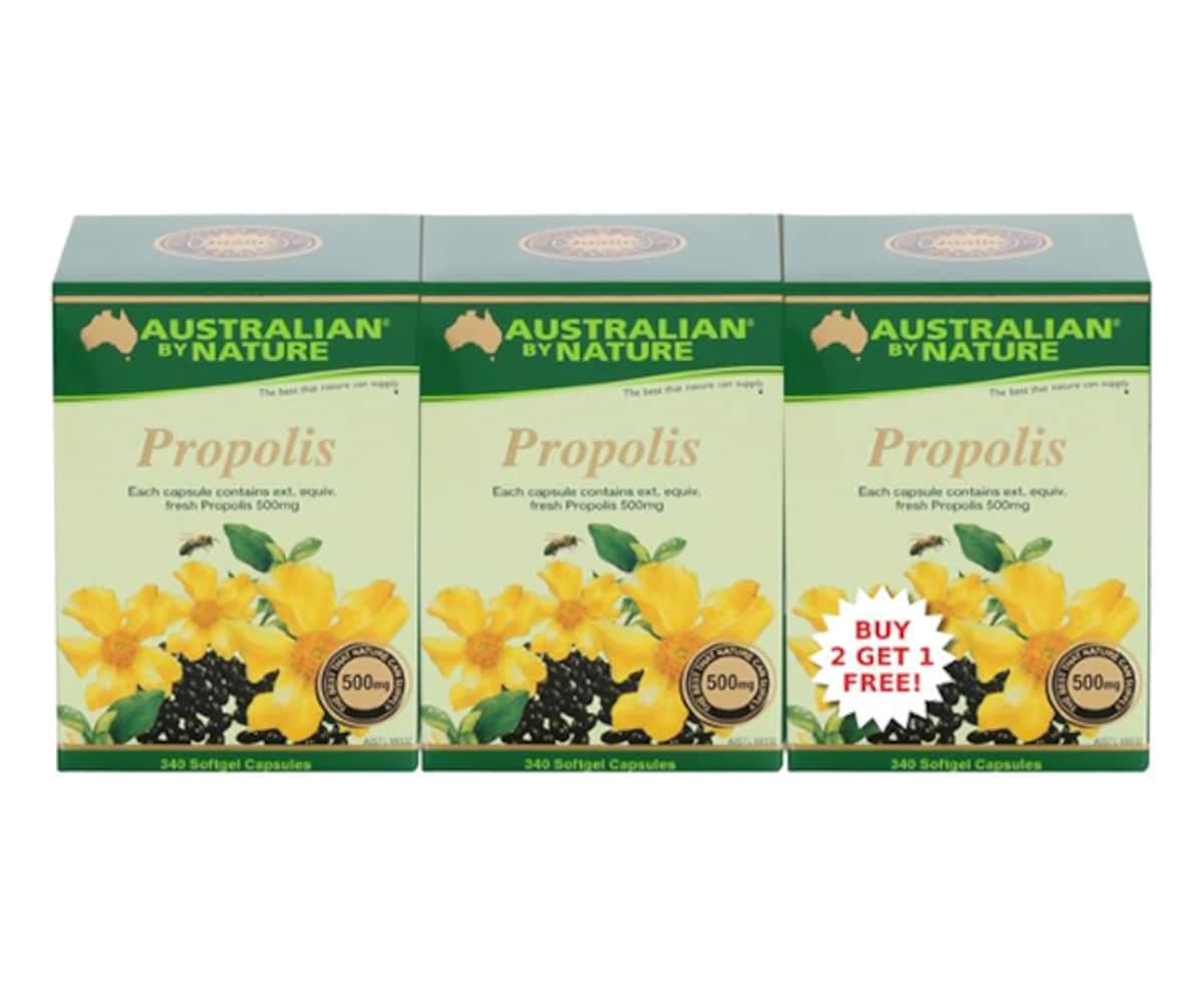 Thumbnail Australian By Nature Propolis 500Mg 3 X 365 Capsules