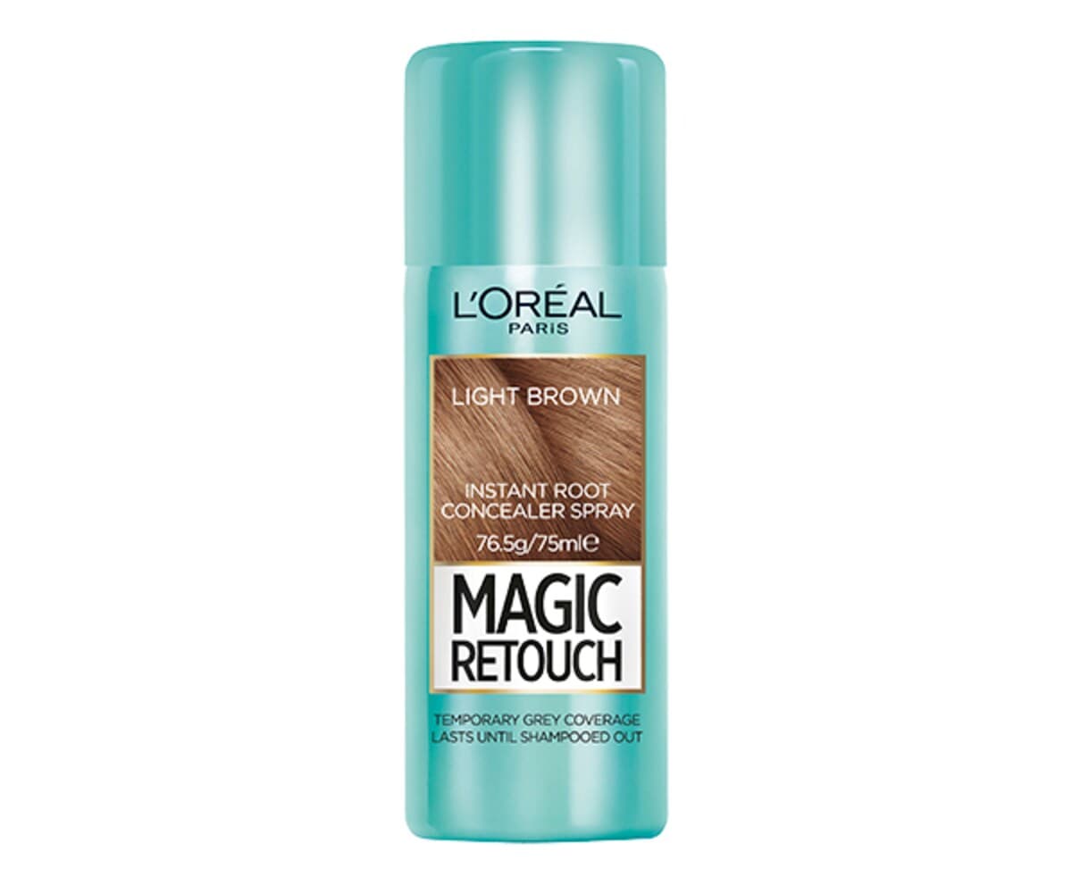 L'Oreal Magic Retouch Temporary Root Concealer Spray Light Brown 75Ml