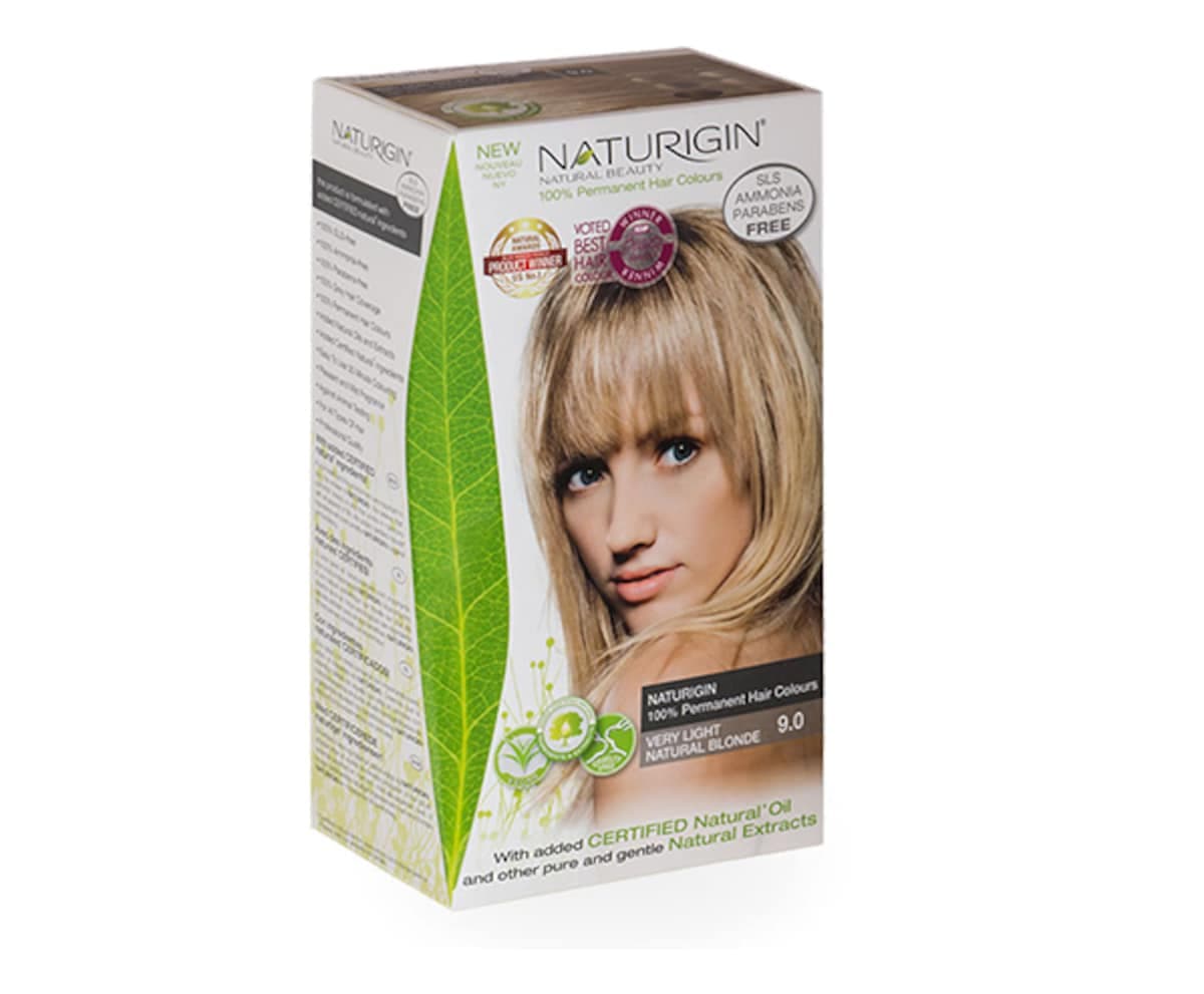 Naturigin 9.0 Very Light Natural Blonde Natural Permanent Hair Colour