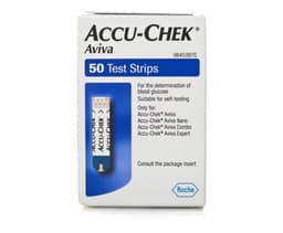 Accu-Chek Aviva Glucose Test Strips 50 Strips