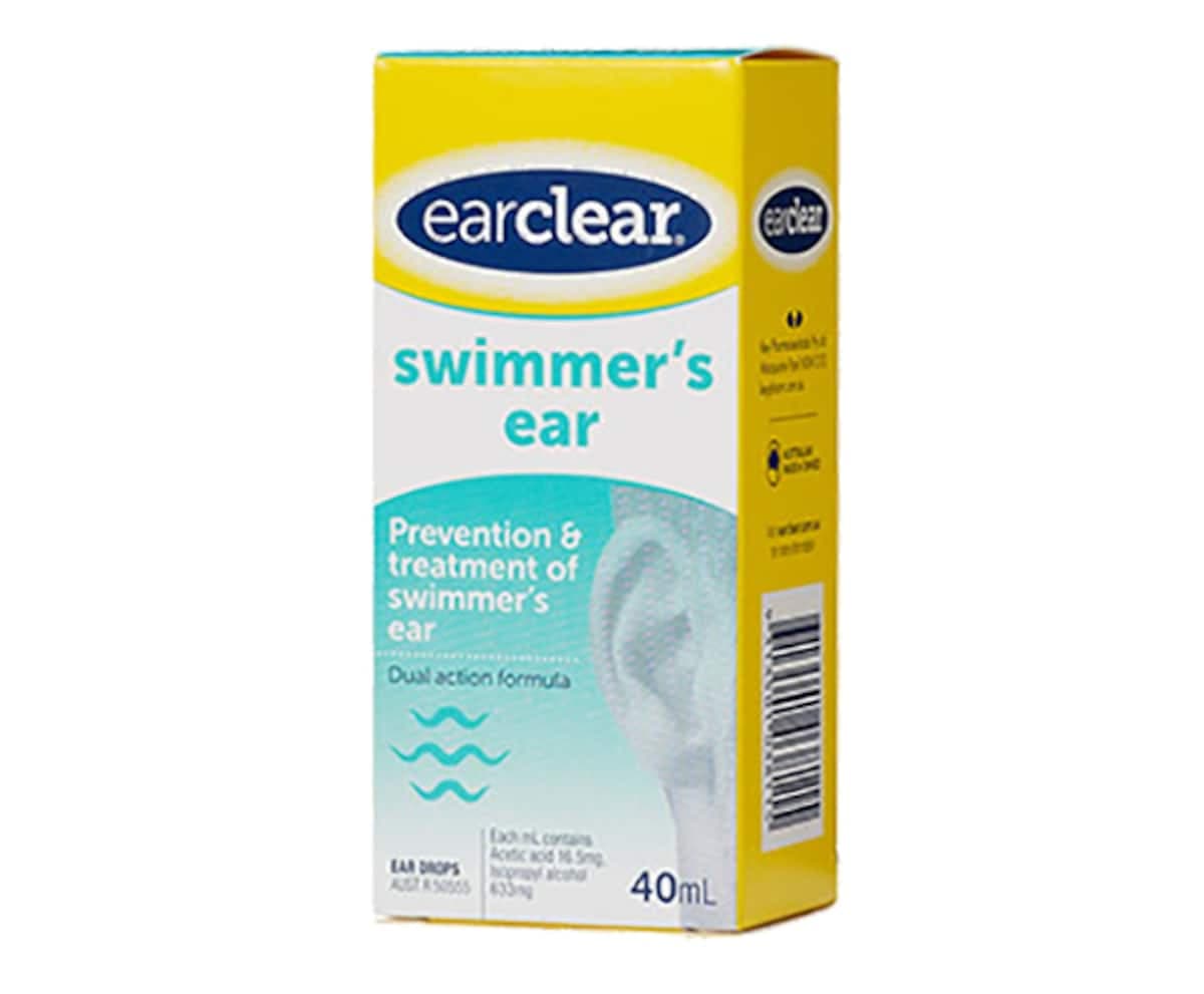 Earclear Ear Drops For Swimmers Ear 40Ml