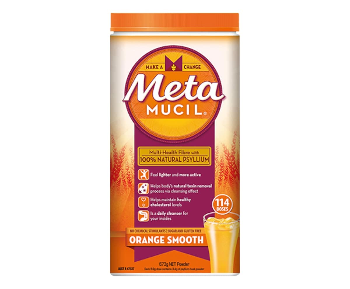 Metamucil Fibre Supplement Smooth Orange 673G