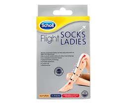 Scholl Flight Socks Ladies Natural Australian W6-W8 1 Pair