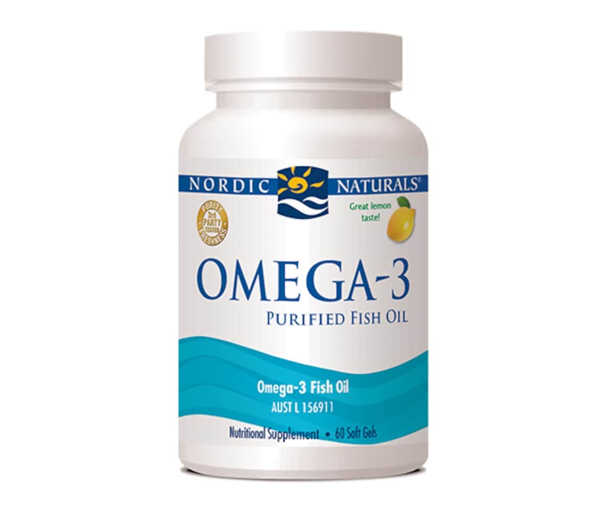 Nordic Naturals Omega-3 Lemon 60 Soft Gels