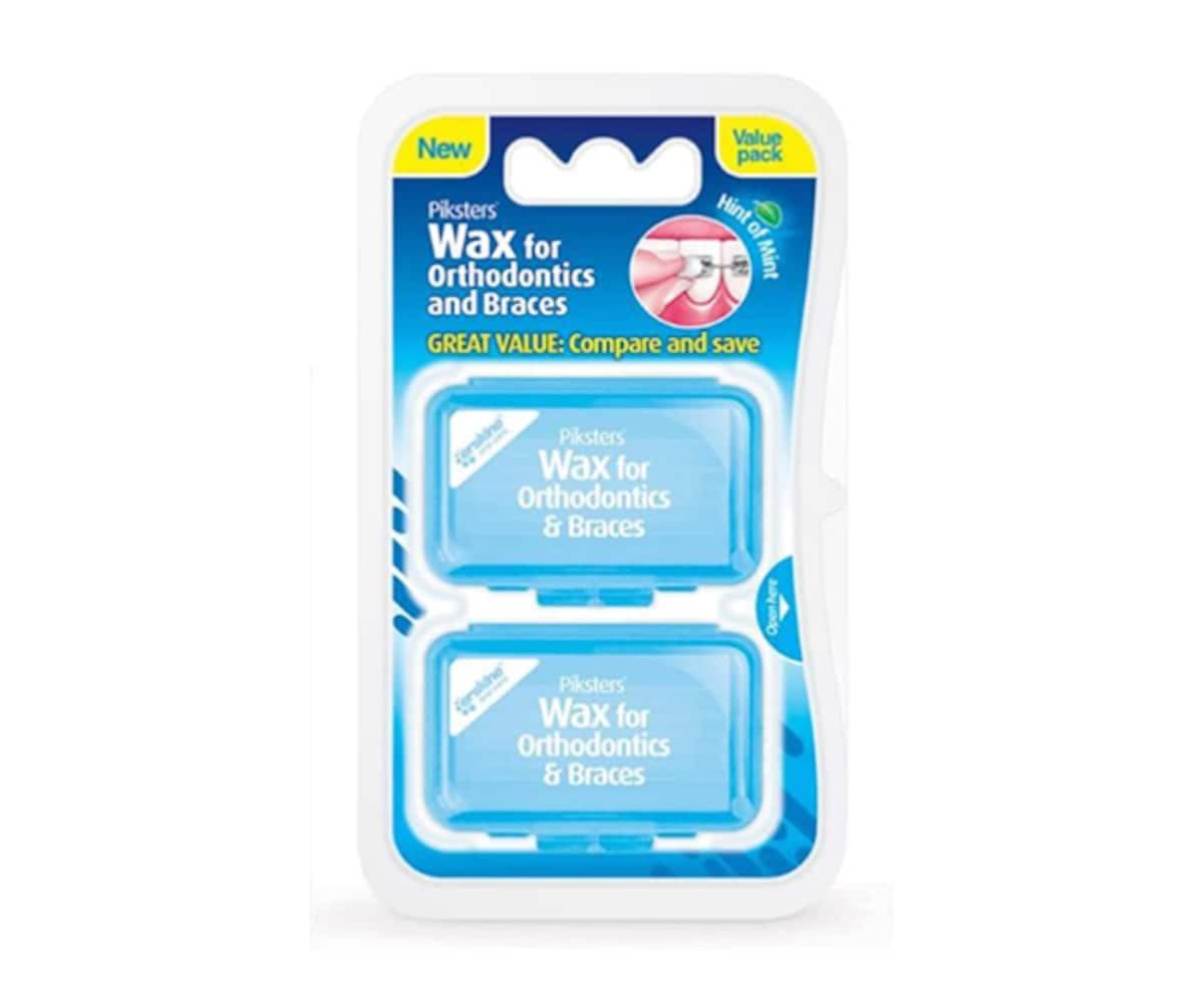 Thumbnail Piksters Wax For Orthodontics & Braces Mint Twin Pack