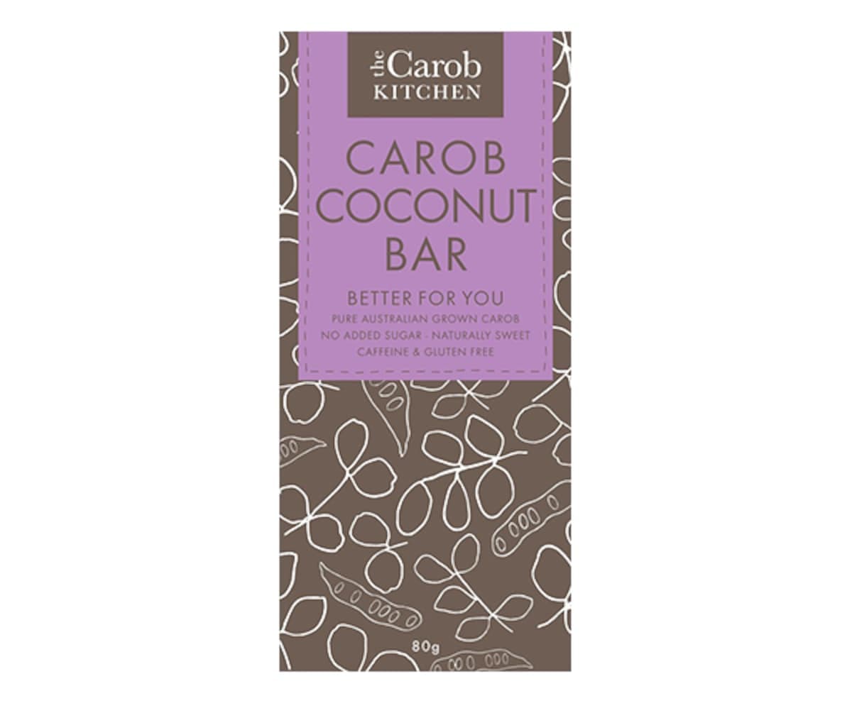 The Carob Kitchen Carob Coconut Bar 80G