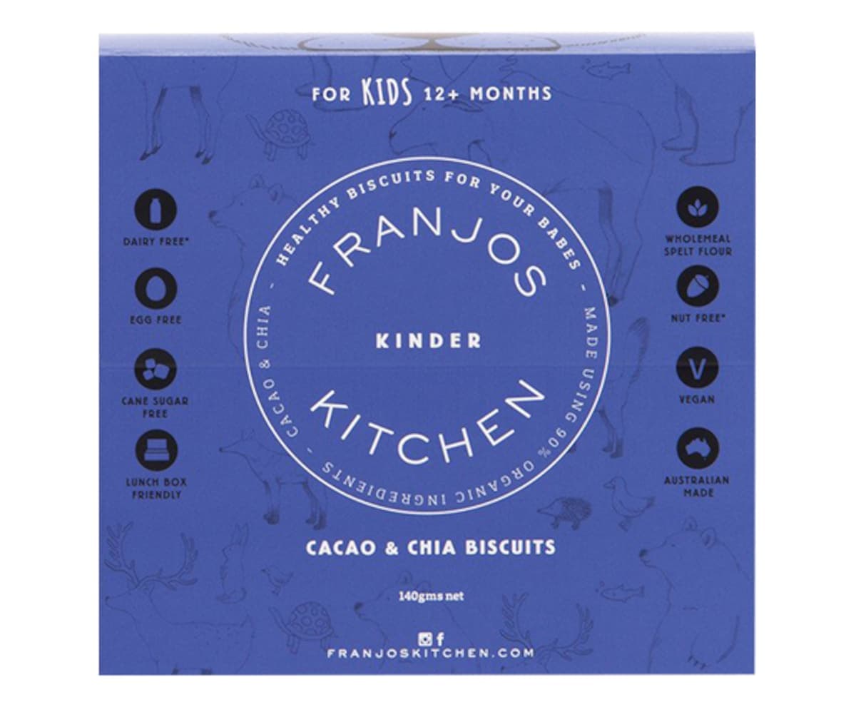 Thumbnail Franjos Kitchen Kinder Cacao & Chia Biscuits 140G