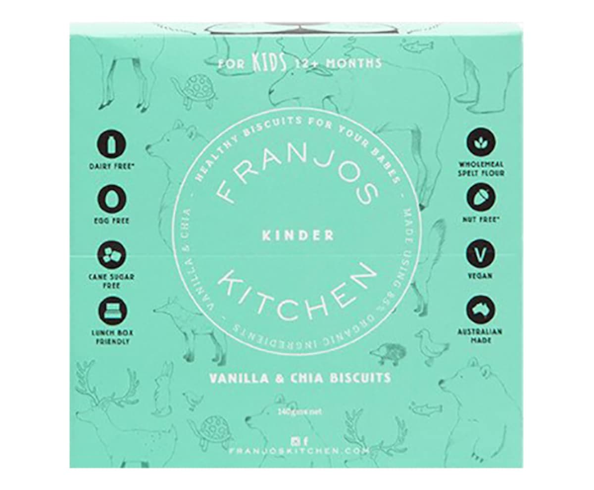 Thumbnail Franjos Kitchen Kinder Vanilla & Chia Biscuits 140G