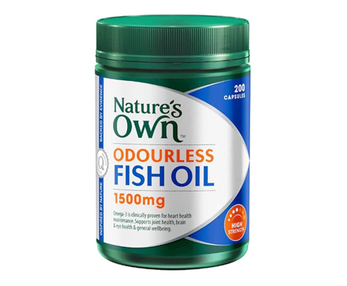 Thumbnail Natures Own Odourless Fish Oil 1500Mg 200 Capsules