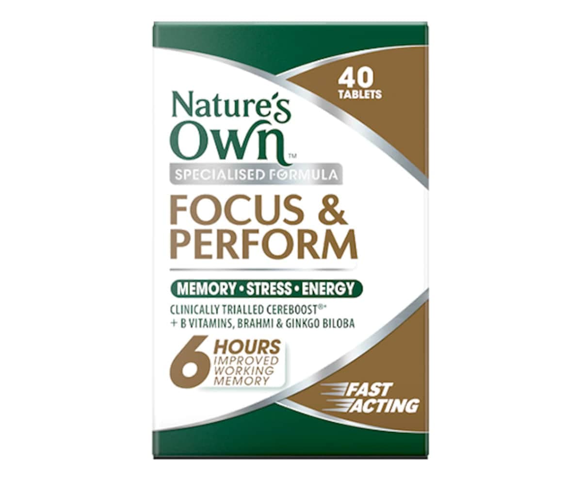 Thumbnail Natures Own Focus & Perform 40 Tablets