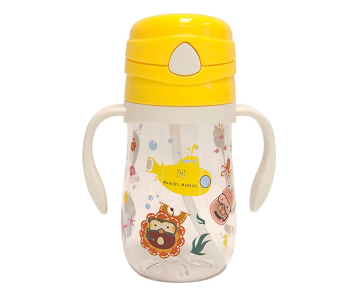 Thumbnail Marcus & Marcus Tritan Straw Drink Bottle Yellow