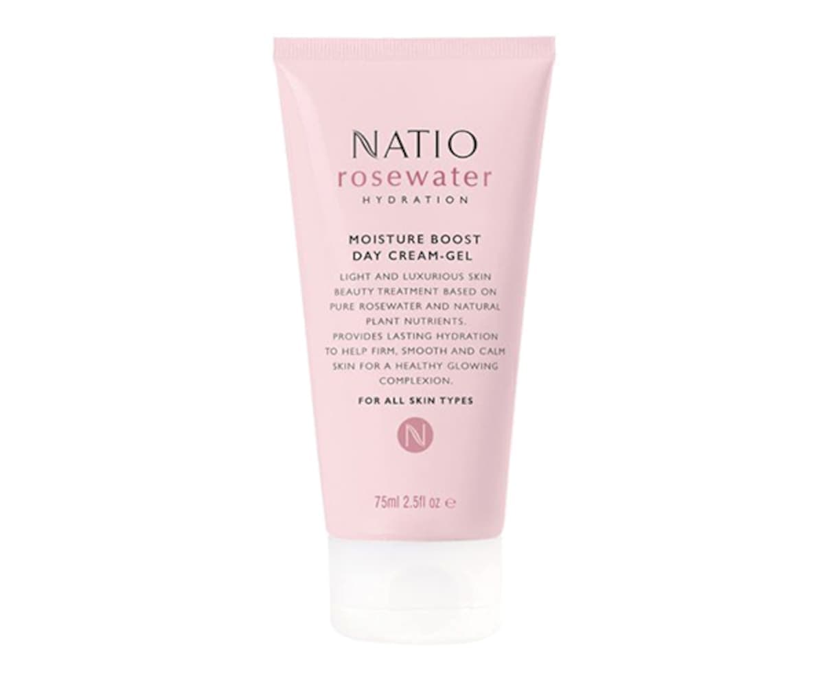 Natio Rosewater Day Cream-Gel 75Ml