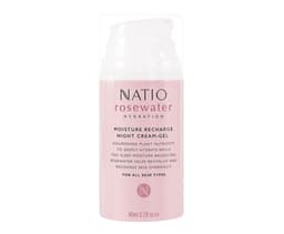 Natio Rosewater Night Cream-Gel 80Ml