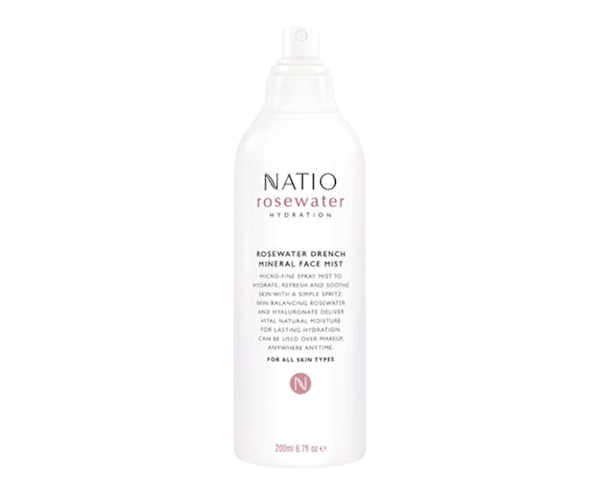 Natio Rosewater Mineral Face Mist 200Ml