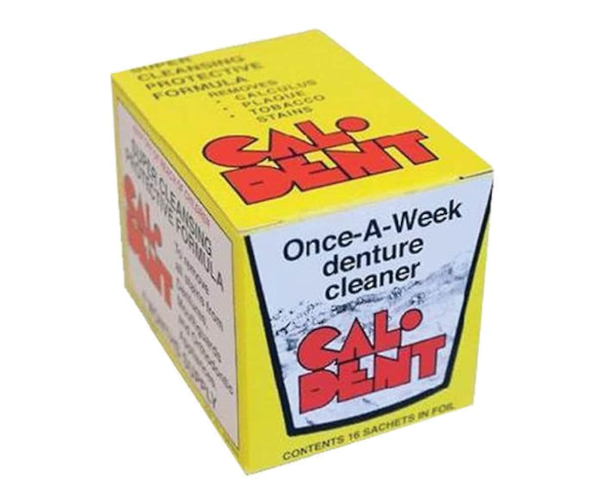 Cal-Dent Once-A-Week Denture Cleanser 16 Sachets