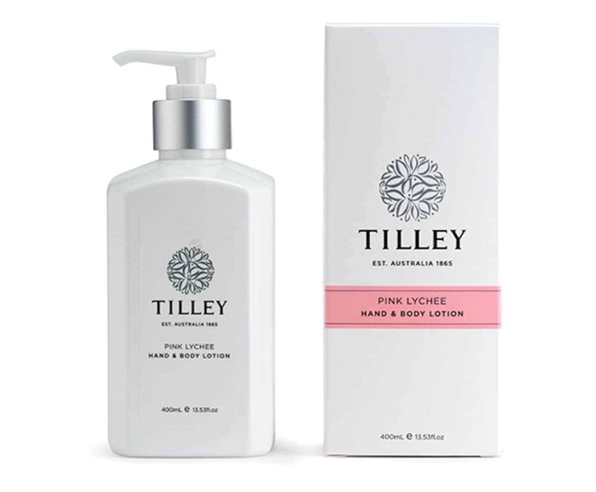 Tilley Body Lotion Pink Lychee 400Ml