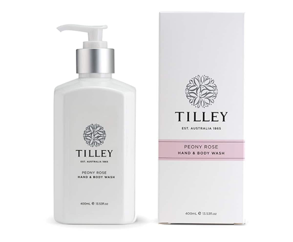 Tilley Body Wash Peony Rose 400Ml