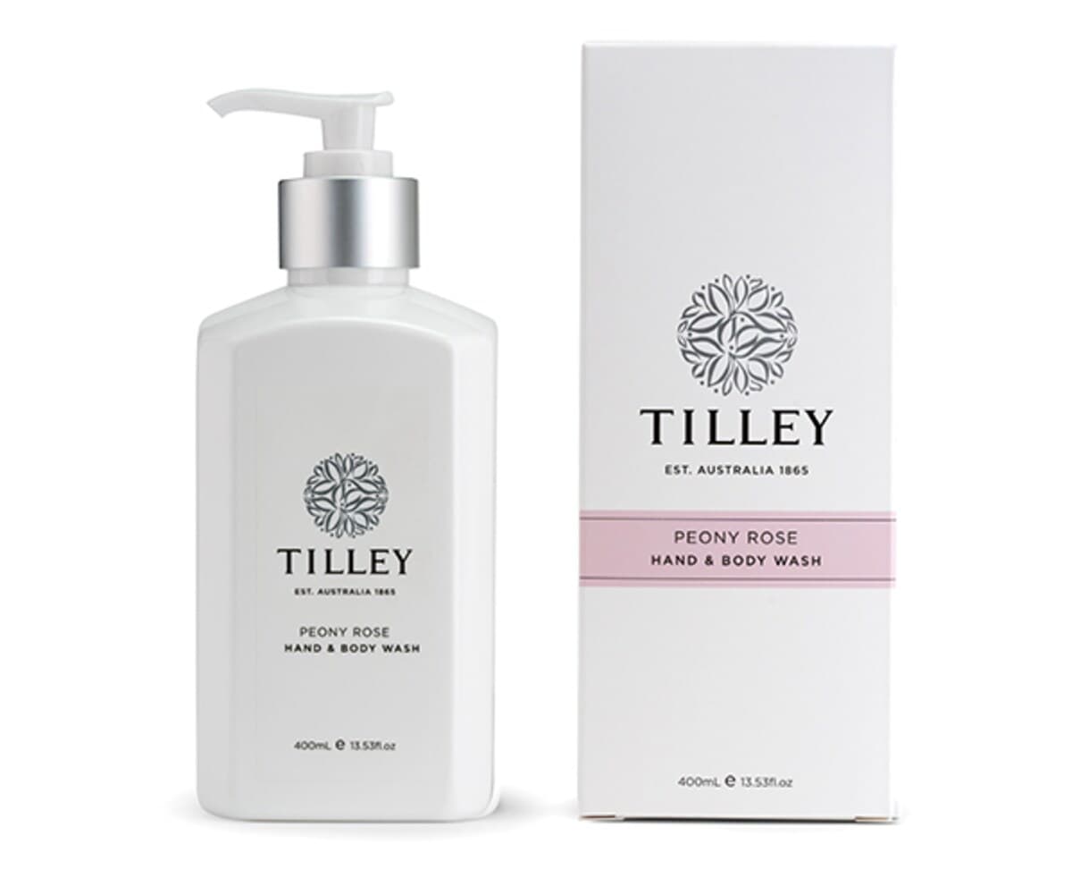 Tilley Body Wash Peony Rose 400Ml