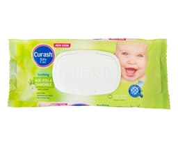 Curash Baby Soothing Aloe Vera & Chamomile 80 Baby Wipes