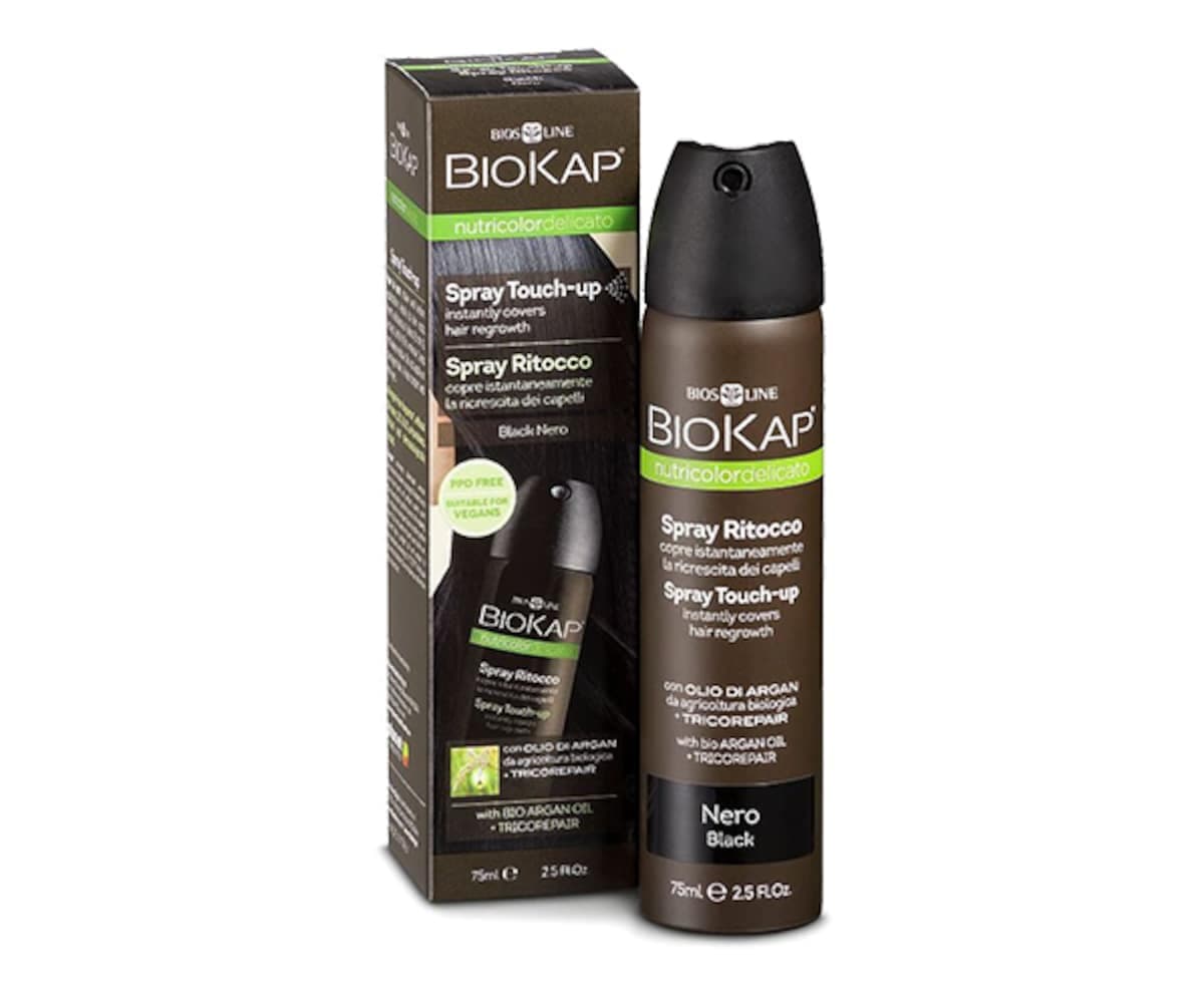 Biokap Spray Touch Up Black 75Ml