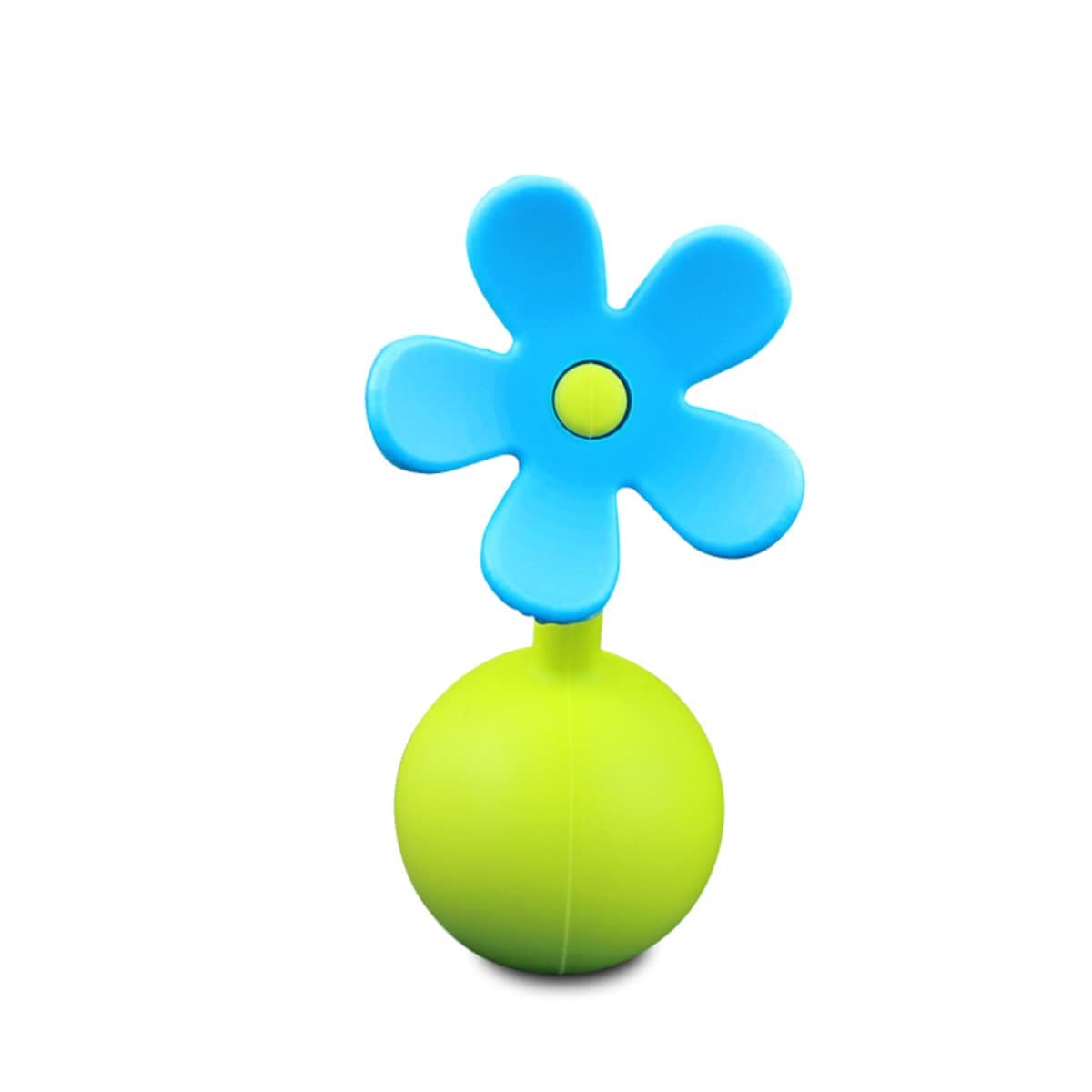 Thumbnail Haakaa Silicone Breast Pump Flower Stopper Blue