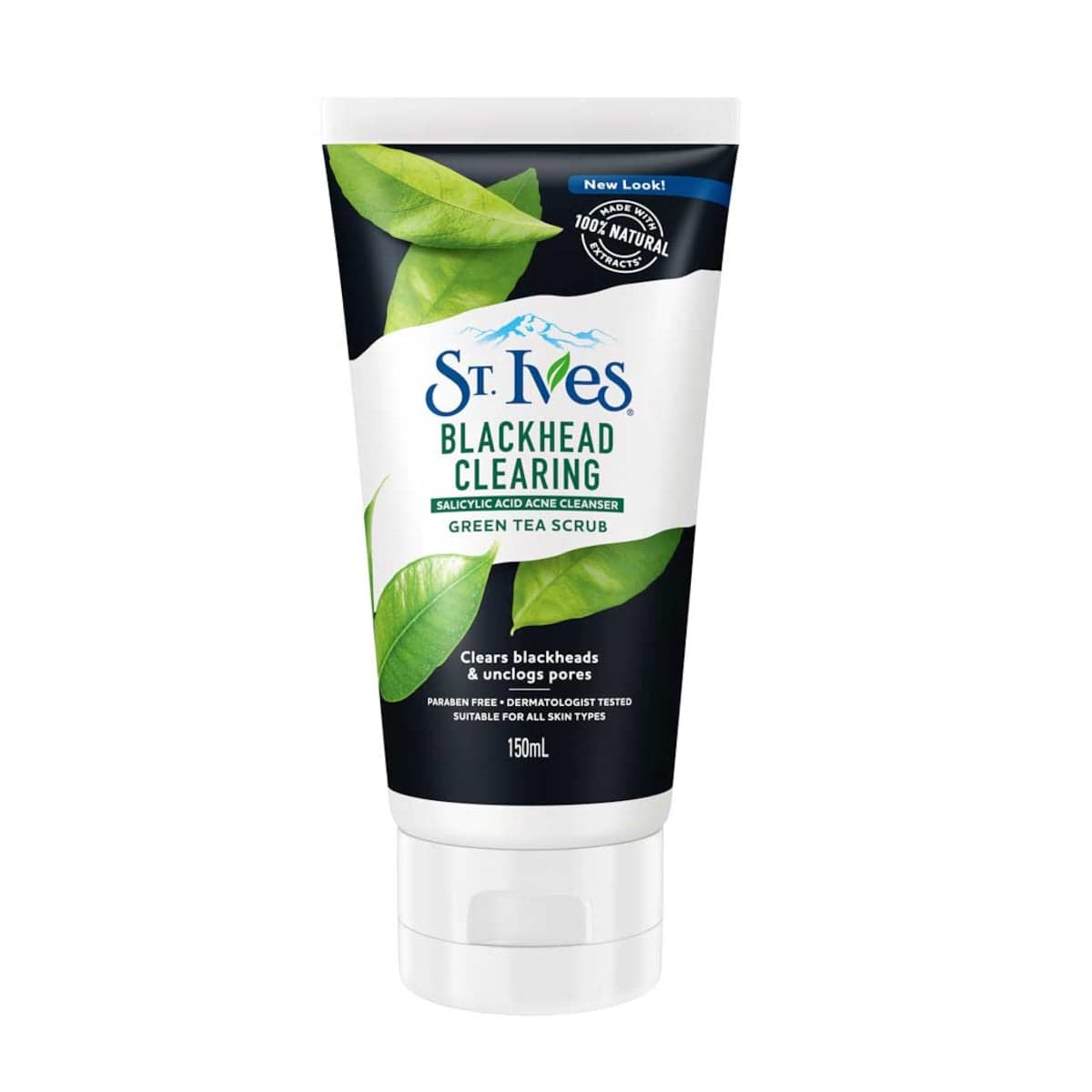 St Ives Blackhead Clearing Green Tea Face Scrub 150Ml