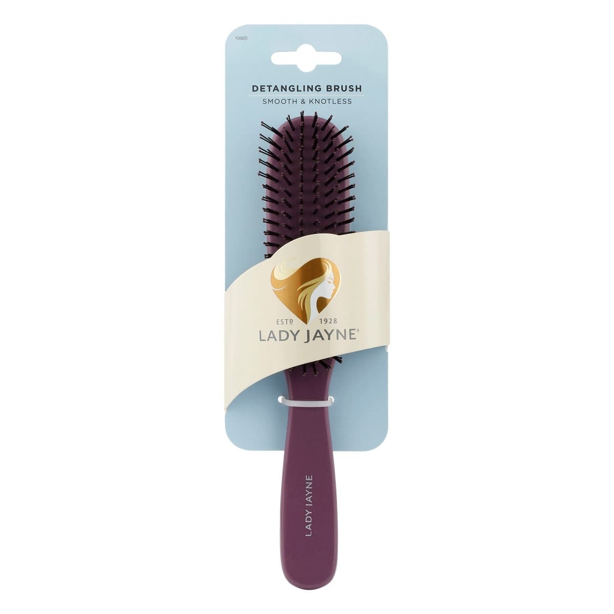 Lady Jayne Smooth & Knotless Detangling Brush Large (Colours Selected At Random)