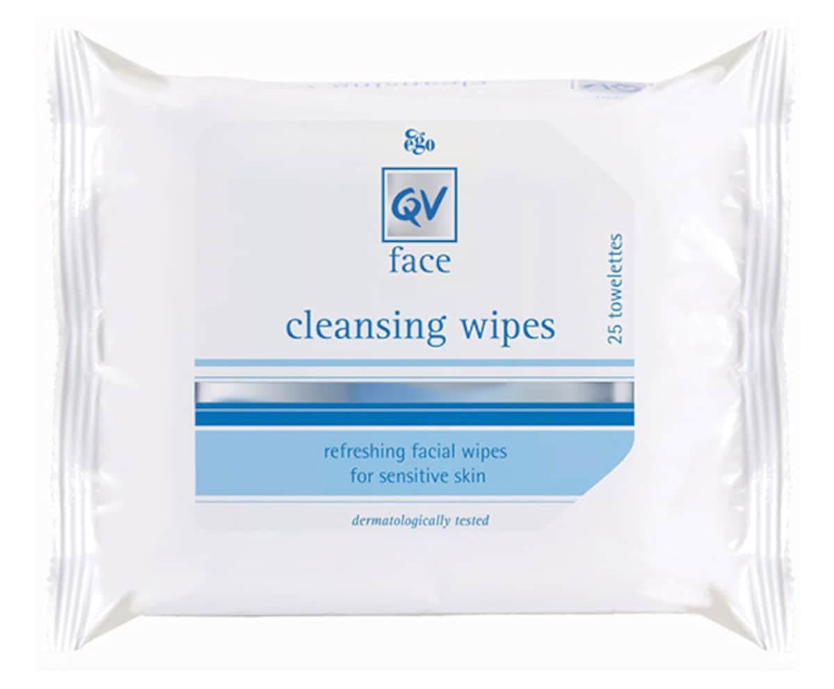 Ego Qv Face Cleansing Wipes 25 Pack