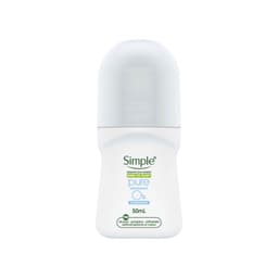 Simple Pure Deodorant Roll-On Aluminium Free 50Ml