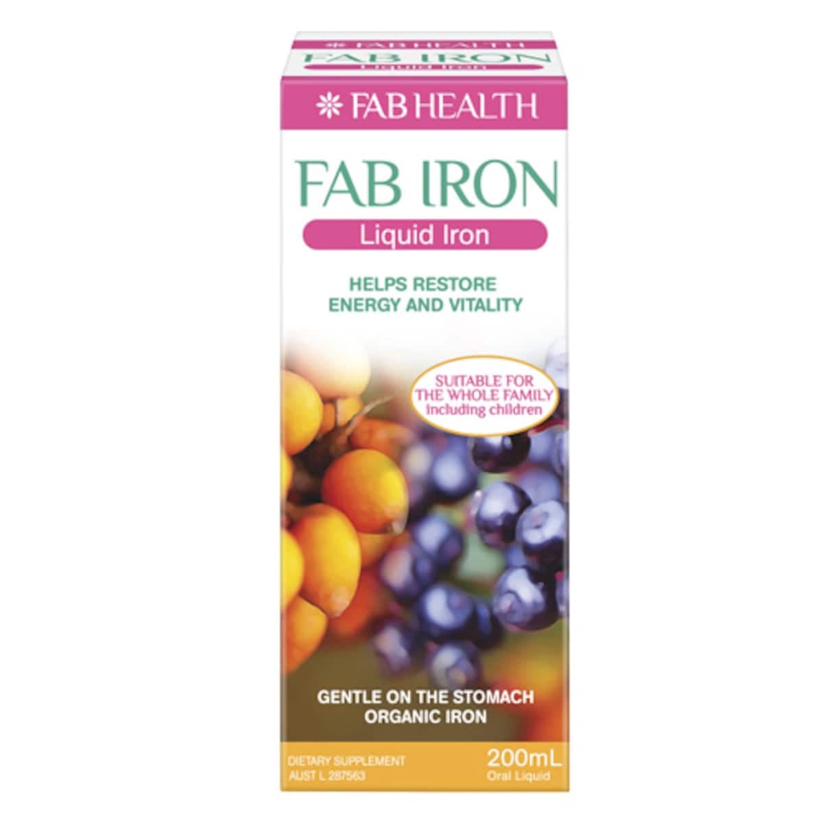 Fab Iron Liquid 200Ml