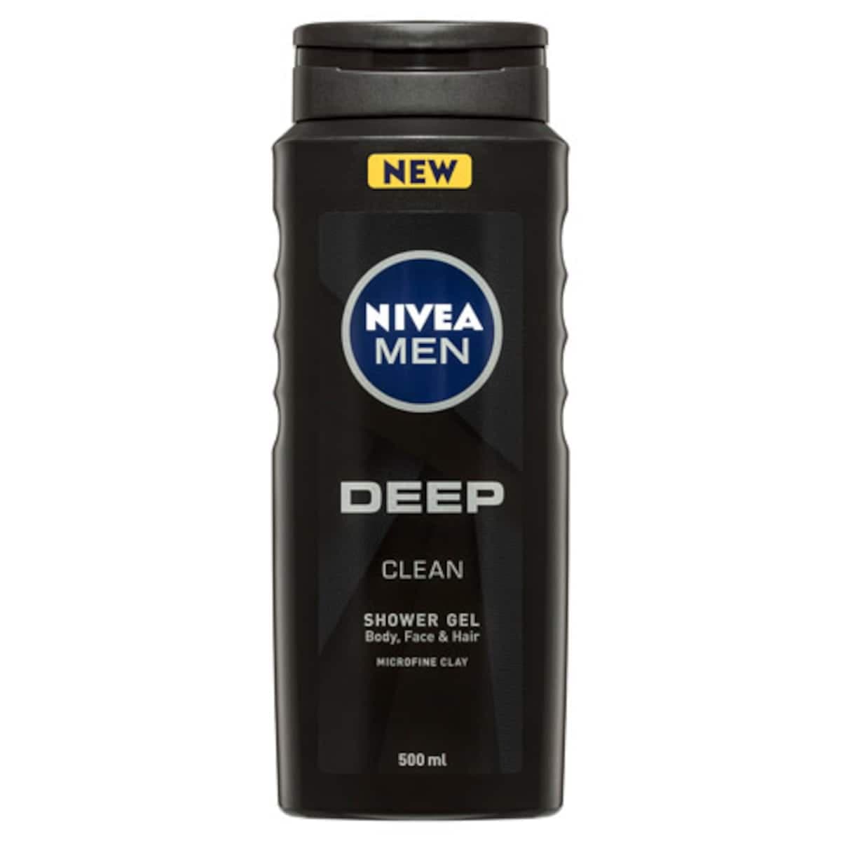 Nivea For Men Deep Clean Shower Gel & Body Wash 500Ml