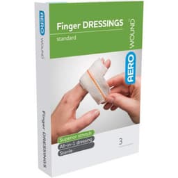 Aerowound Finger Dressing 4.5Cm X 4.5Cm 3 Pack