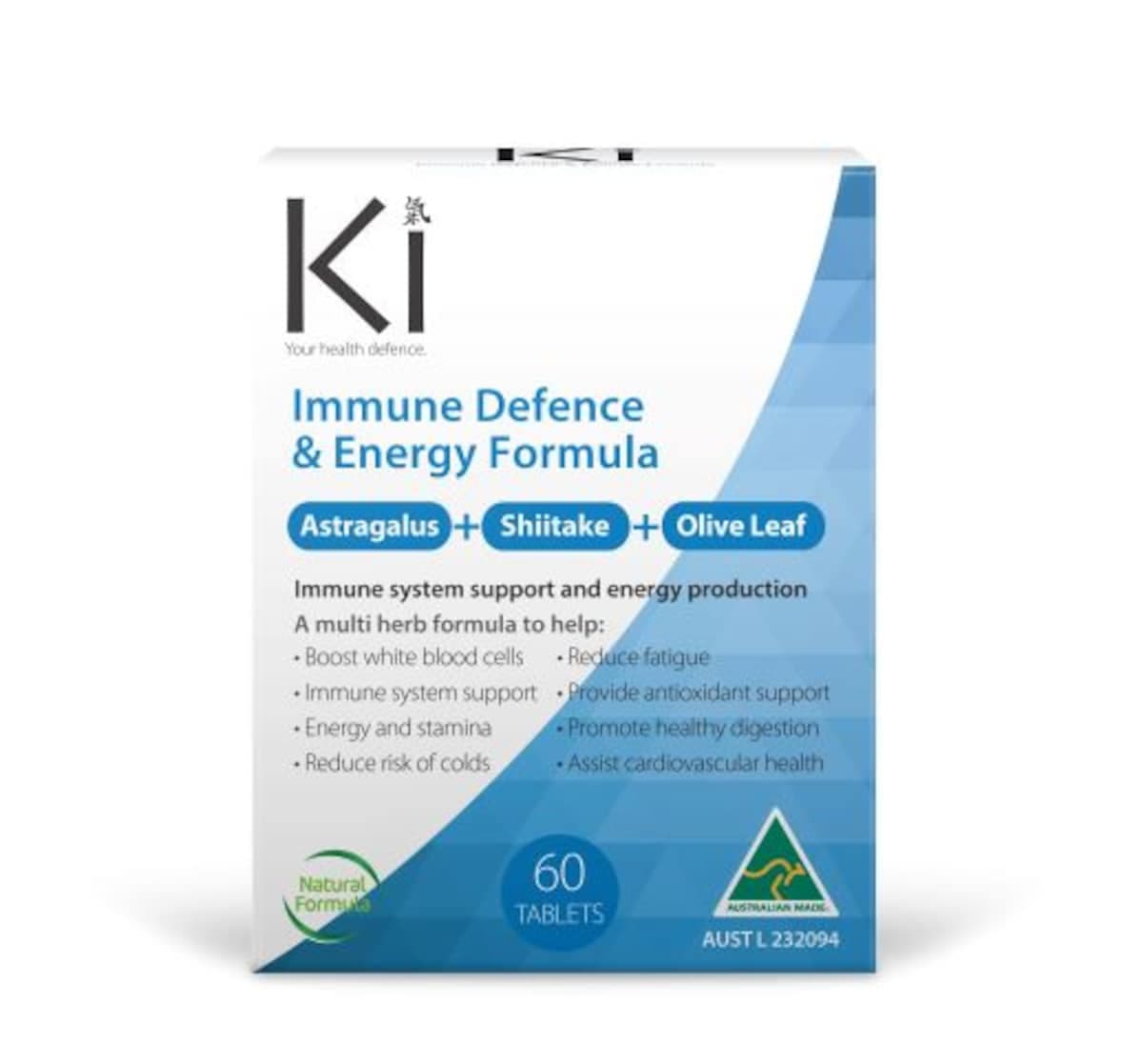 Thumbnail Ki Immune Defence & Energy Formula 60 Tablets