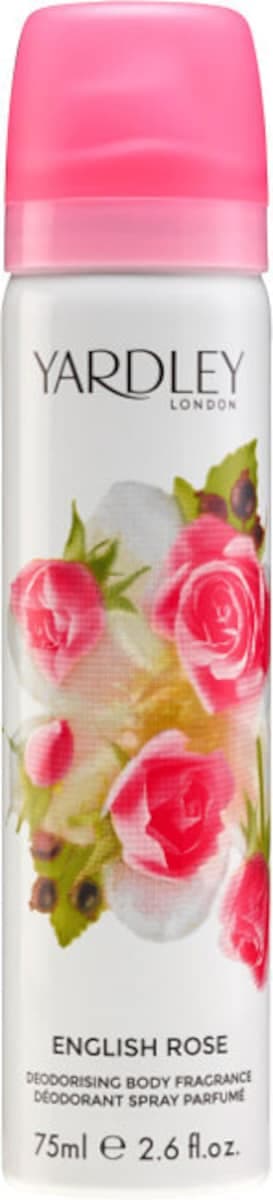 Yardley English Rose Deodorising Body Spray 75Ml