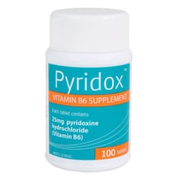 Pyridox Vitamin B6 Supplement 100 Tablets