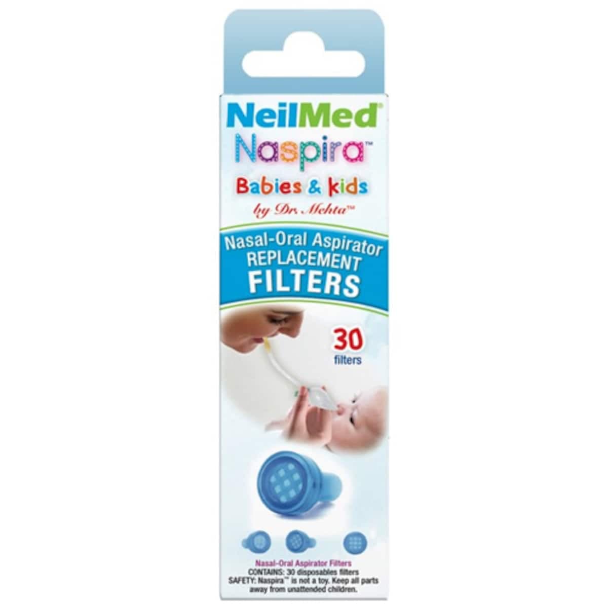 Neilmed Naspira Nasal-Oral Filter Replacements 30 Pack