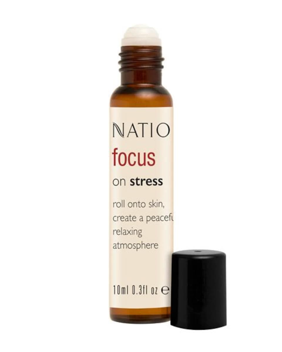 Natio Focus On Stress Pure Essential Oil Blend Roll-On 10Ml