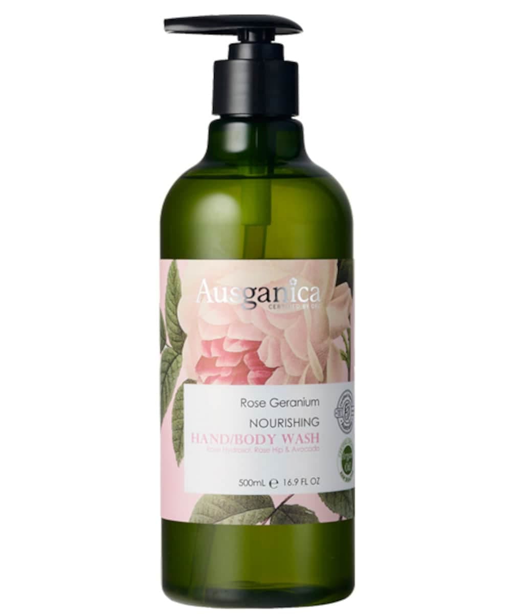 Ausganica Rose Geranium Nourishing Hand/Body Wash 500Ml