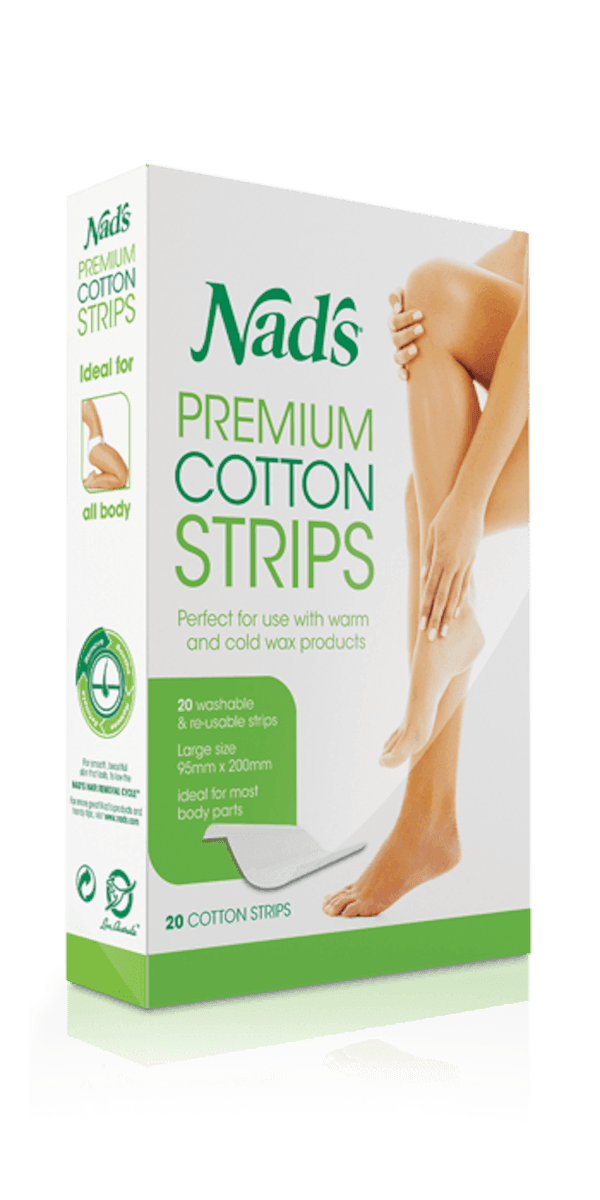 Nads Premium Washable & Reusable Cotton Strips 20 Pack