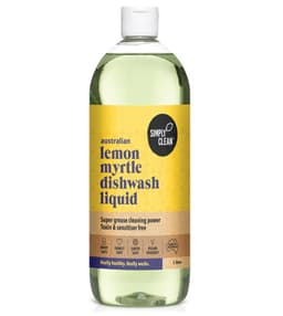 Simply Clean Lemon Myrtle Dishwash Liquid 1L