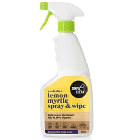 Simply Clean Lemon Myrtle Spray & Wipe 500Ml