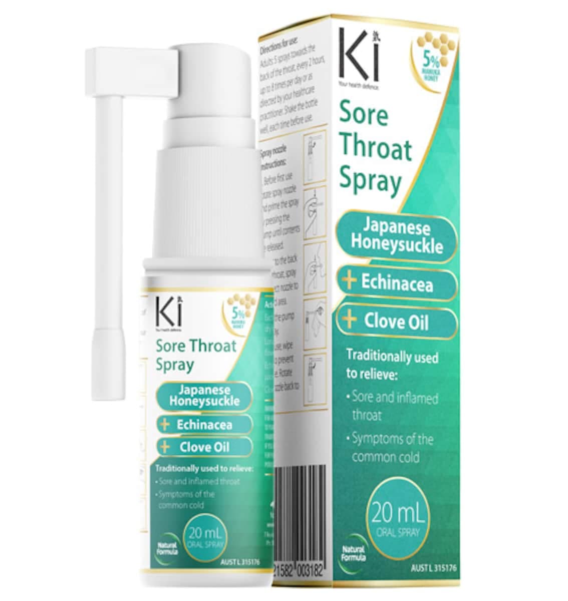 Ki Sore Throat Spray 20Ml