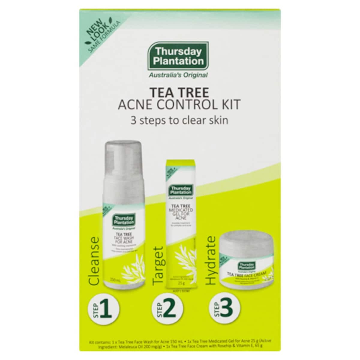 Thursday Plantation Tea Tree Clear Skin & Acne Control Kit