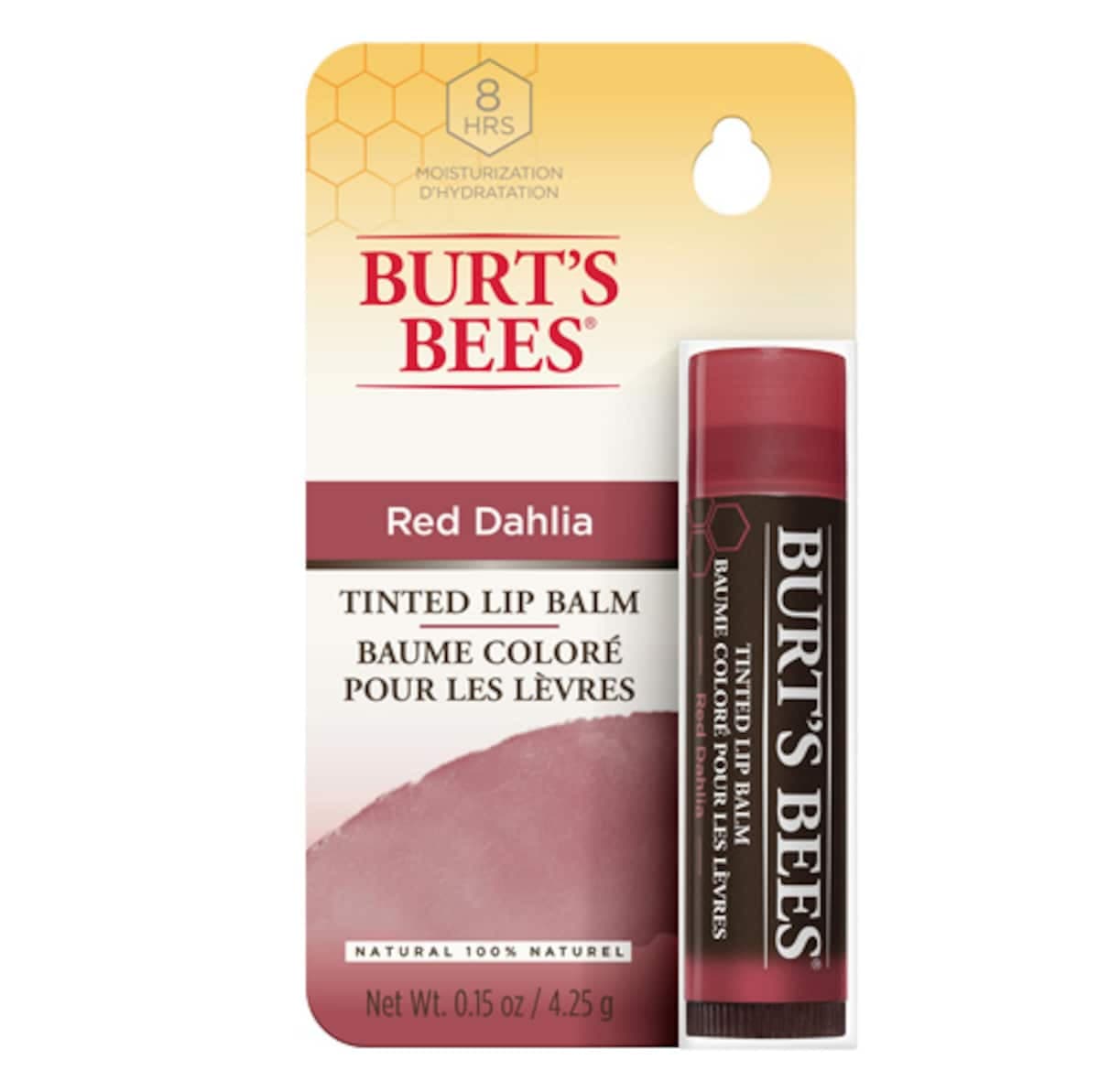 Burts Bees Tinted Lip Balm Red Dahlia 4.25G