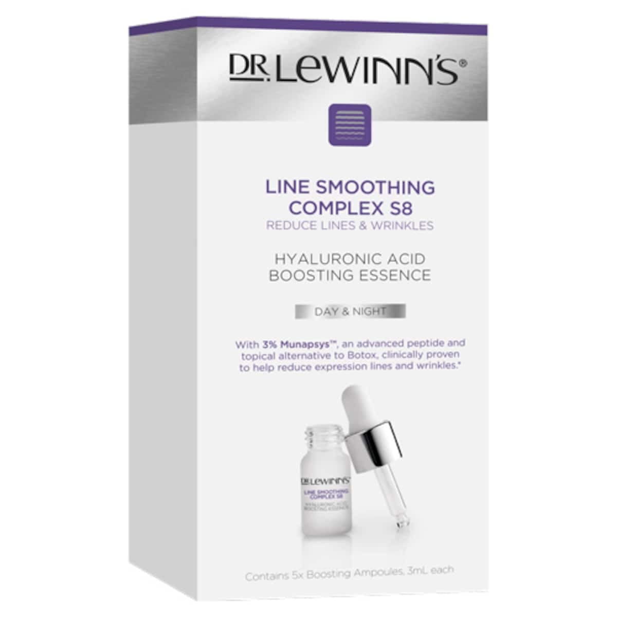 Thumbnail Dr Lewinns Line Smoothing Complex S8 Hyaluronic Acid Boosting Essence 5 Pack