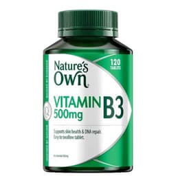 Natures Own Vitamin B3 500Mg 120 Tablets