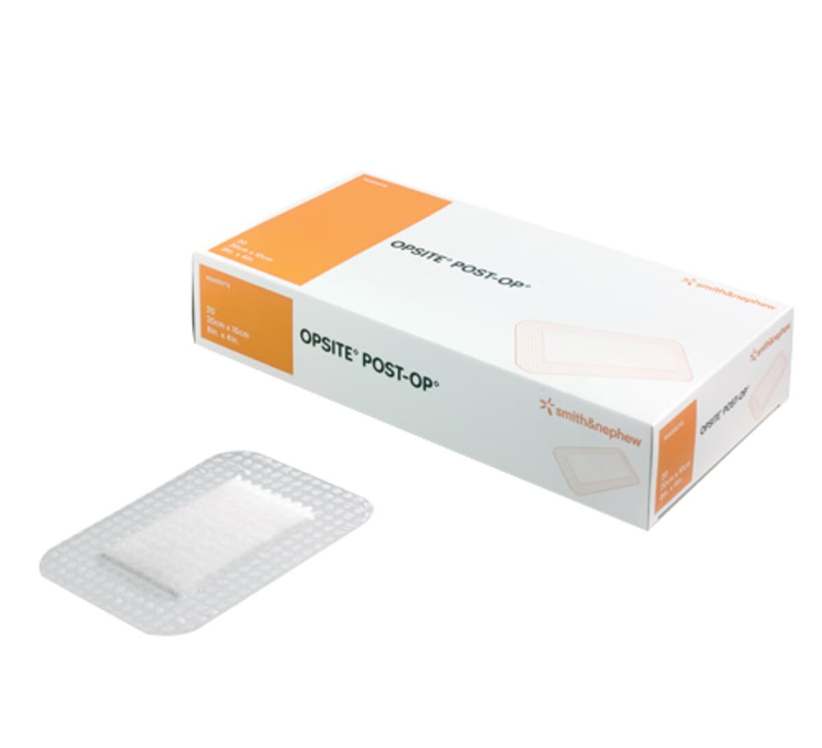 Opsite Post-Op Waterproof Dressing 20Cm X 10Cm Single By Smith & Nephew