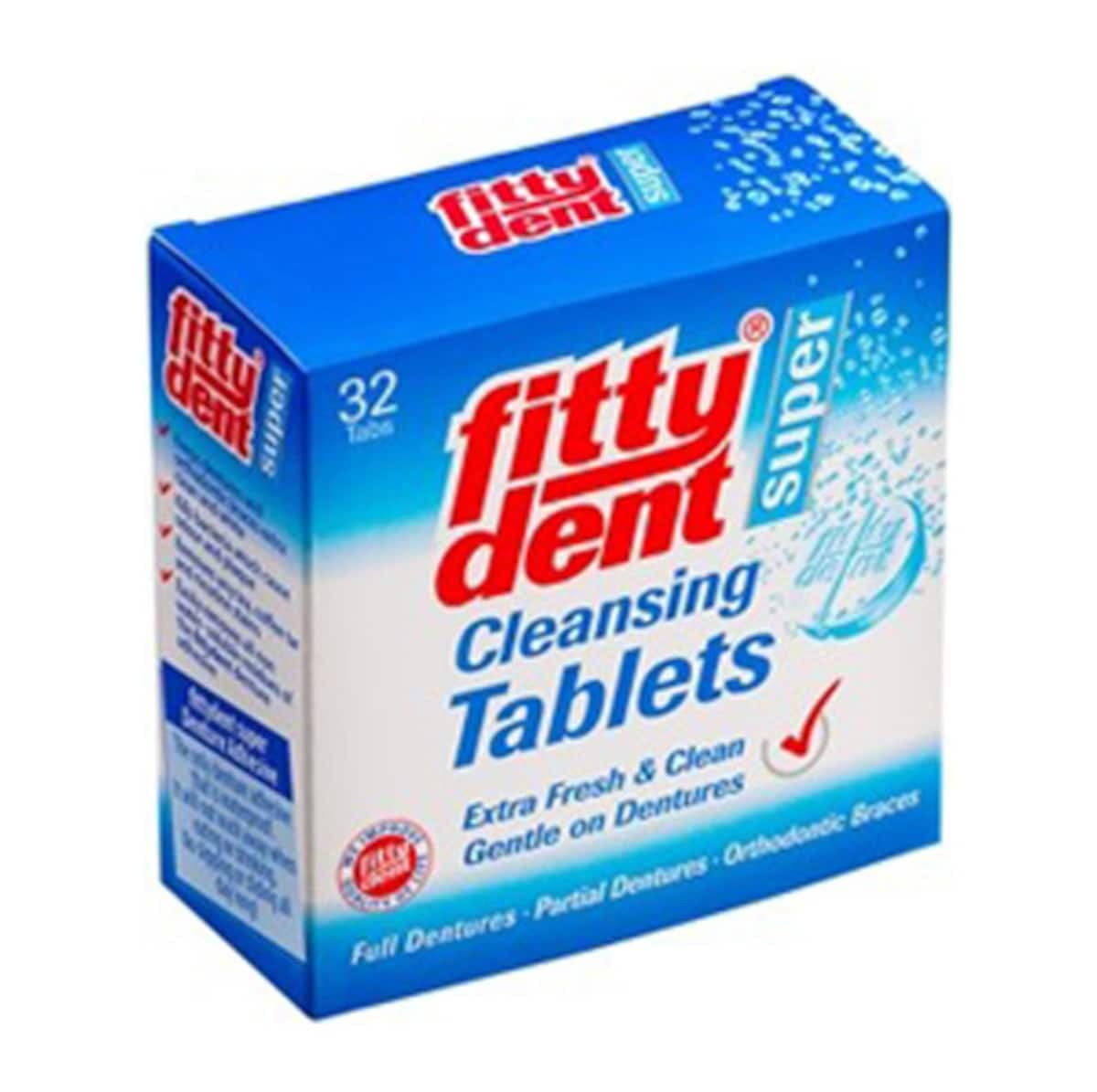 Thumbnail Fittydent Super Denture Cleansing 32 Tablets