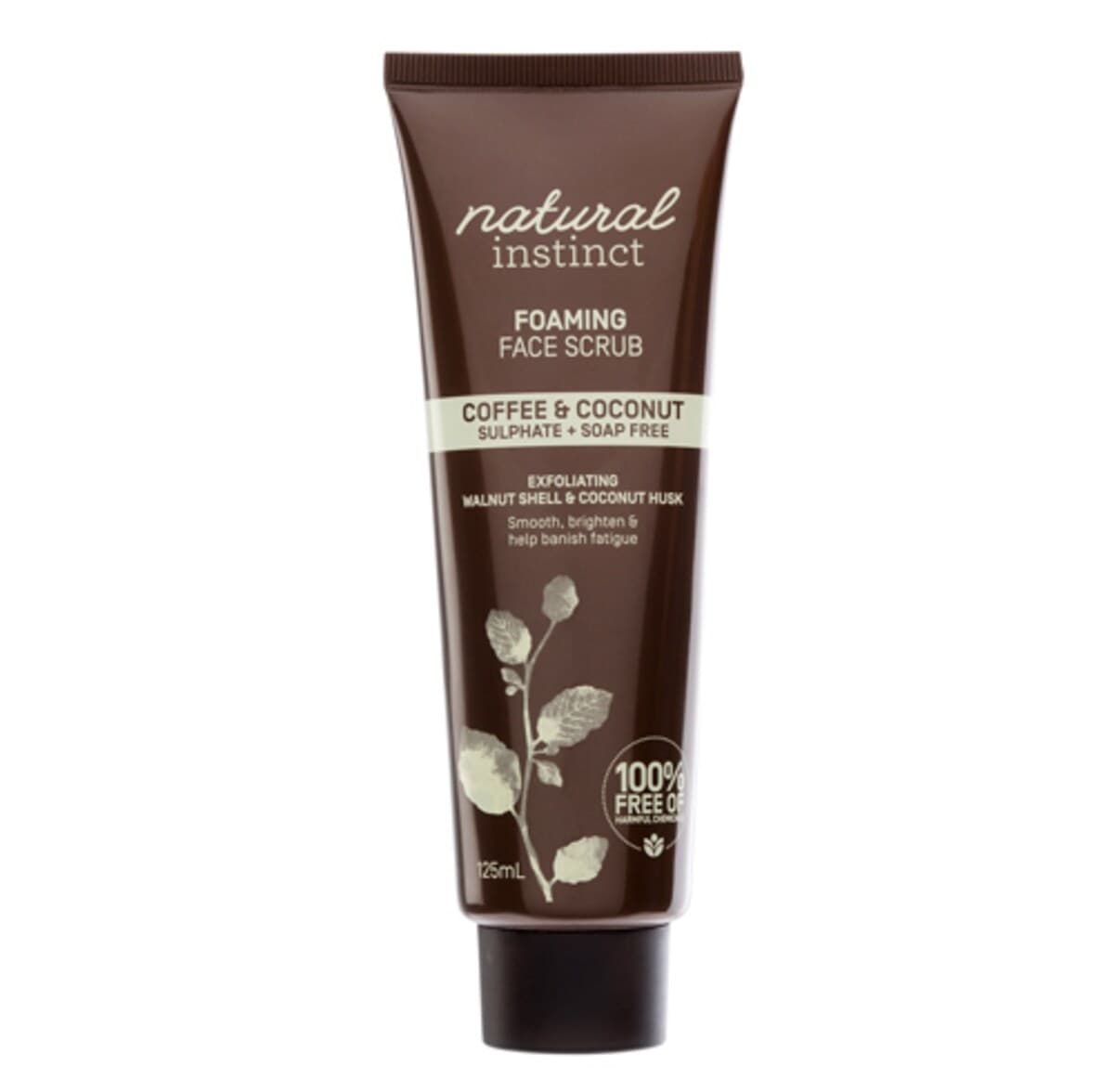 Natural Instinct Coffee & Coconut Foaming Face Scrub 125Ml