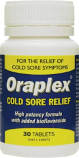 Oraplex Cold Sore Relief 30 Tablets